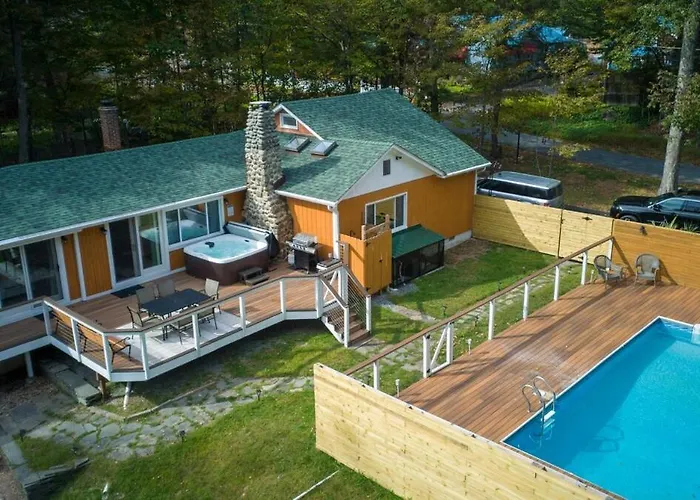 Dip And Dink Catskills Poolside Oasis