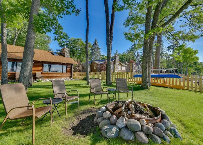 On All-Sports Lake! Lewiston Cabin W/ Boat Dock