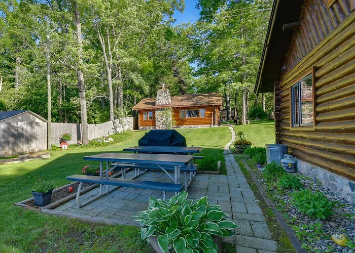 Dock Your Boat! Lakefront Lewiston Cabin