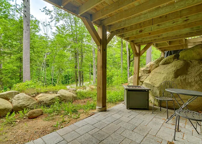 Woodsy + Secluded! Intervale Haven W/ Deck & Patio