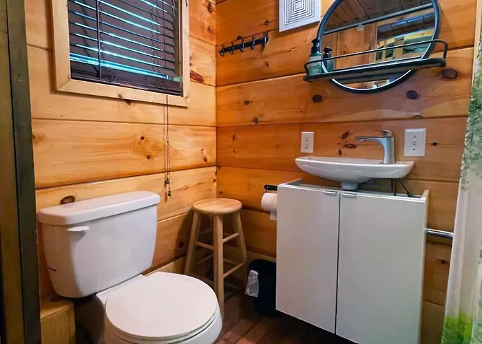 Tiny Fox Pond Side Retreat With Forest Views