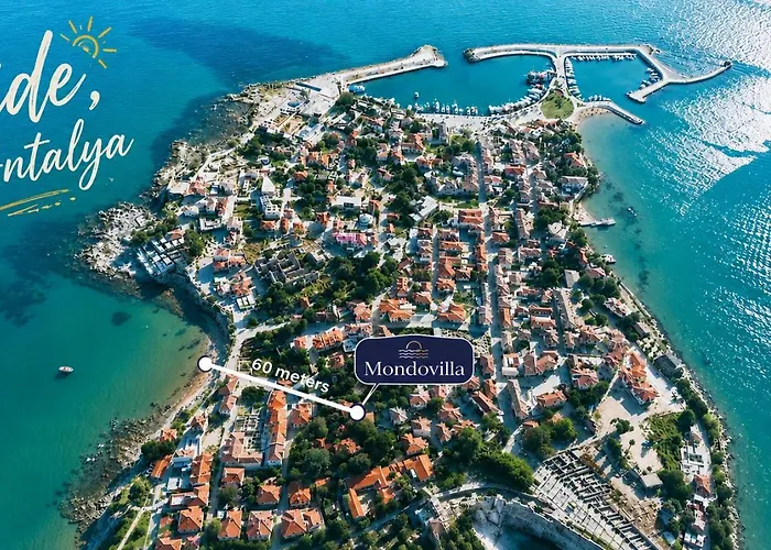 Mondovilla A Charming Villa In Ancient Side Near The Theatre Just 60 Meters From The Beach