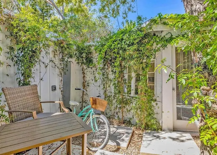Vine-Covered Garden Suite | Queen + Patio
