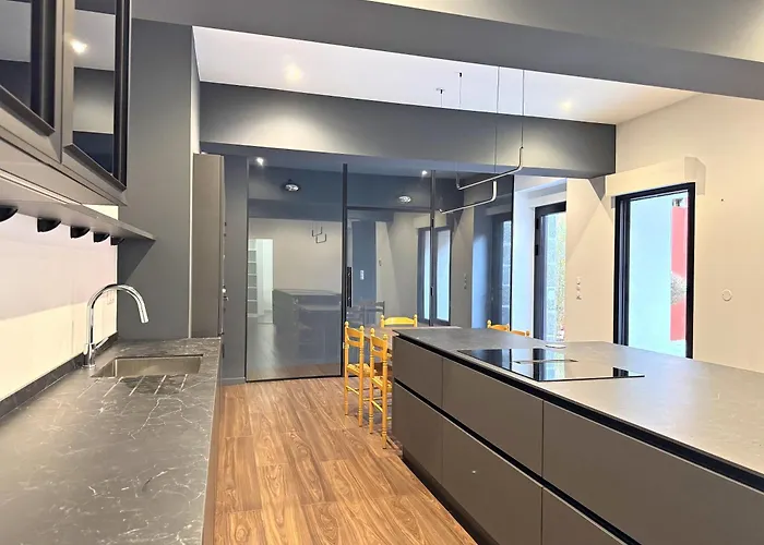 Magnifique Loft Industriel-Chic Avec Patio