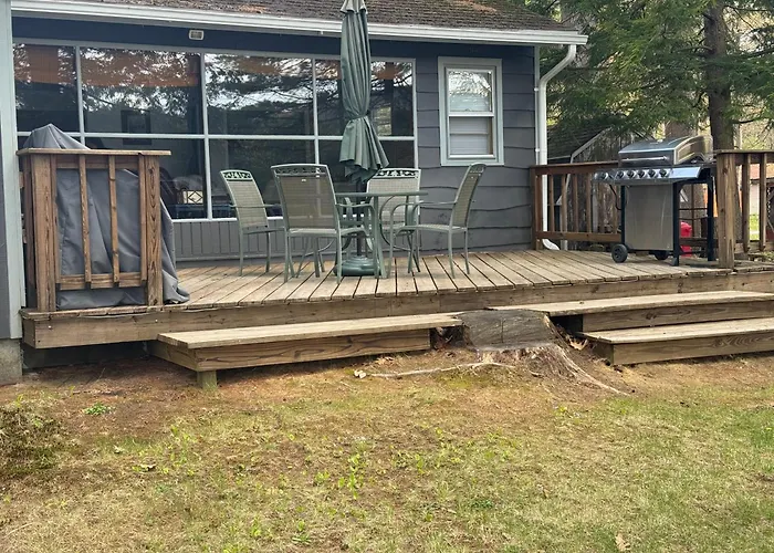 Waterfront Adirondack Cabin, Private River Access