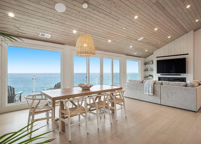Luxury Oceanfront Retreat W Hot Tub Fire Table & Pacific Views Near Sf