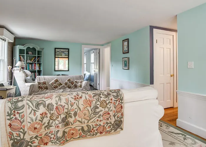 Walk To Beaches! Waterfront Hyannis Gem W/ Sunroom