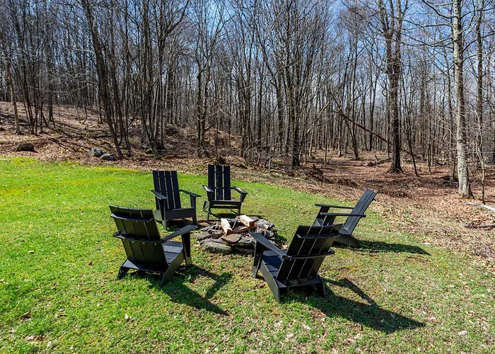 Seventeen Pines - Chic Catskills Cabin With Fireplace & Loft On 17 Acres