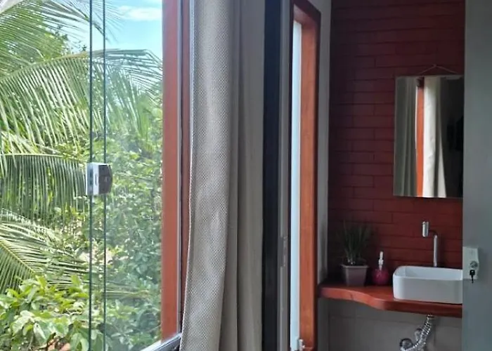casa clorophila, suíte com cozinha para casal