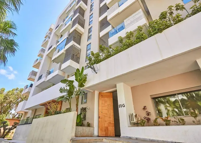 Stylish Studio Pool Access Cfc Casablanca 4
