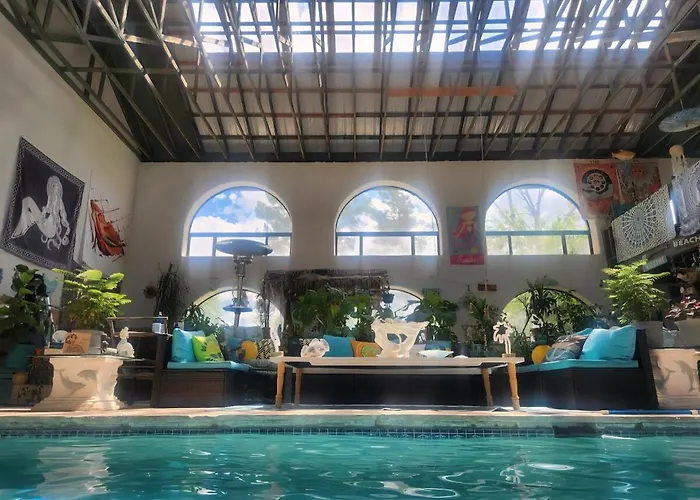 Beautifully Bewitching Mansion Indoor Pool
