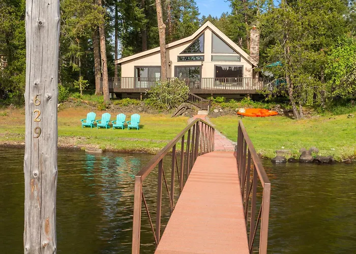 Lake Cabin 4Br - Private Dock & Views