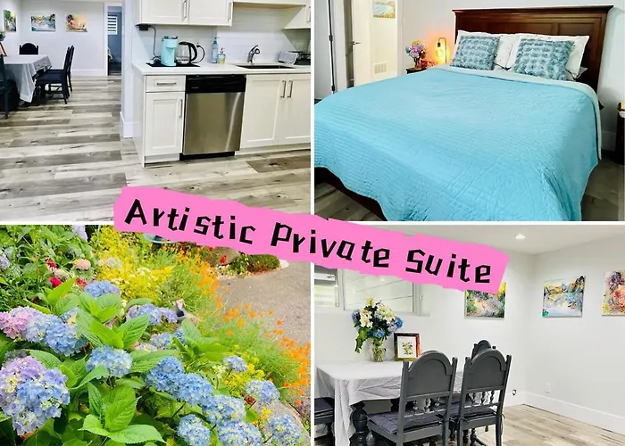 Artist Garden Retreat 2Br White Rock Beach