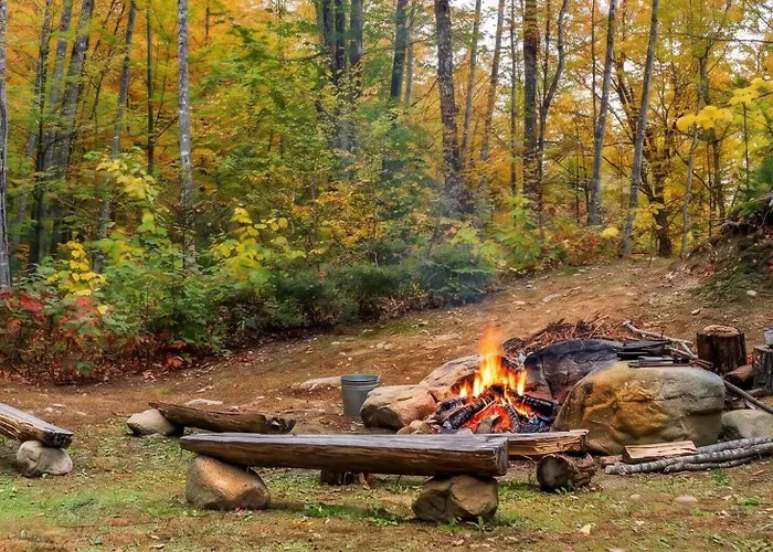 White Mountains A-Frame Off-Grid Stars Firepit