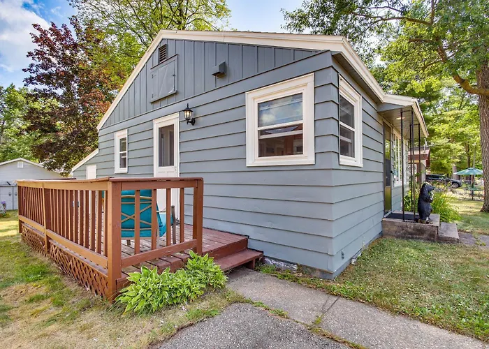 Shawano Lake Home: Beach Access, Partial Lake View