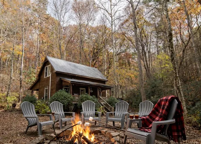 Secluded Cabin On Suches Creek And In The National Forest For A Relaxing Georgia Getaway