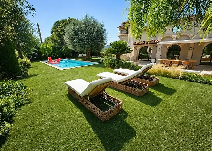 Luxury French Riviera Estate - Pool & Tennis Court