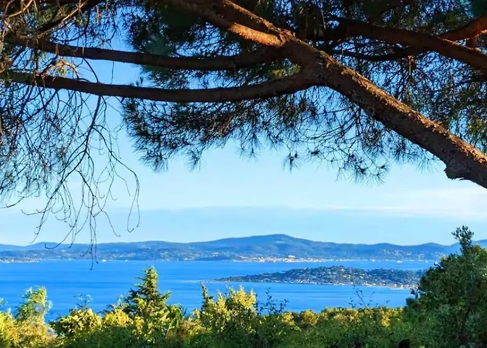 Villa Les Trois Chenes, Piscine Privee & Vue Mer Sur Golfe De Saint Tropez