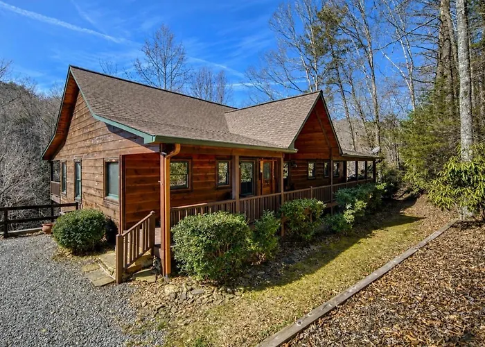 Creekside Luxury Vintage Mountain Cabin, King Bed, Spa, Fire Pit, Game Room, Dogsok
