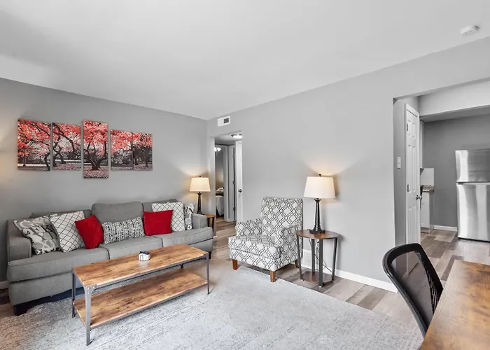 Luxurious 2-Bedroom Abode With Elevated Comforts Near Main Street