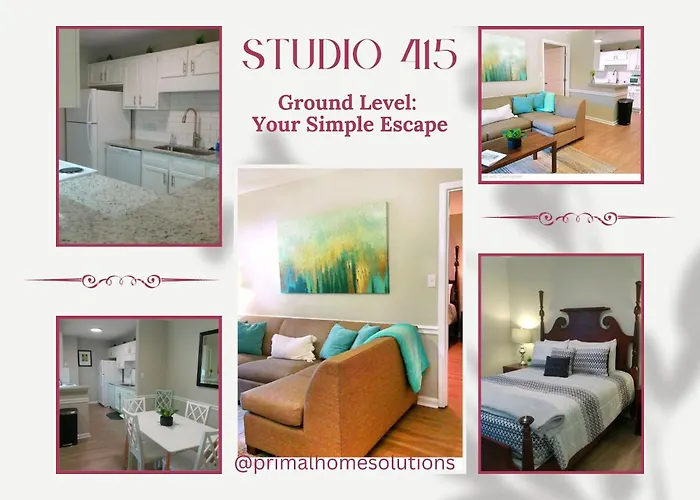 Studio 415 Spring Lake - Fayetteville Near Fort Bragg - Studio 415 - Ground Level Your Simple Escape - Perfect For Short Or Long-Term Stays