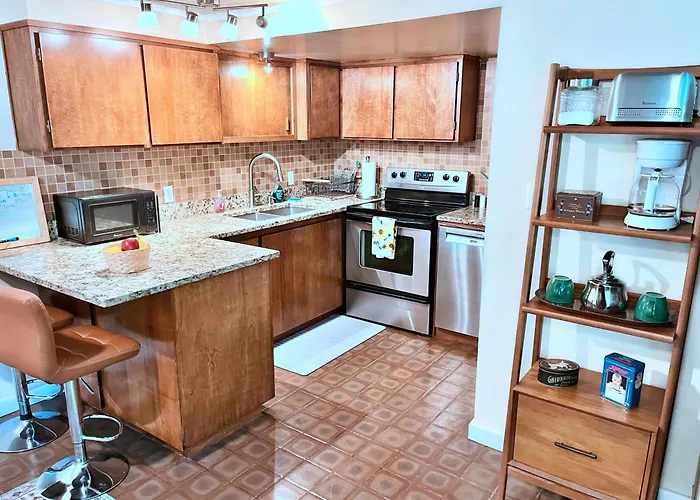 Mid-Century Modern Basement Apartment & Retro Game Room