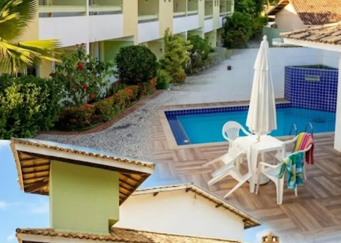 Village Duplex Em Guarajuba 02 Suites, Piscina E Churrasqueira