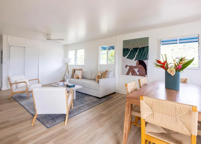 Serene Lanikai House Near The Beach Woutdoor Bbq Close To Shopping Center