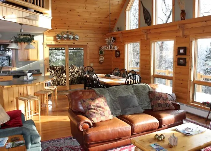 Luxury Cabin With Private Hot Tub Near Sunday River, Maine