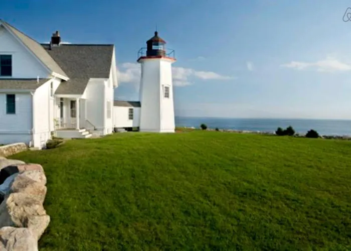 Historic Lighthouse Cottage Rental With A Secluded Beach In Pocasset, Massachusetts