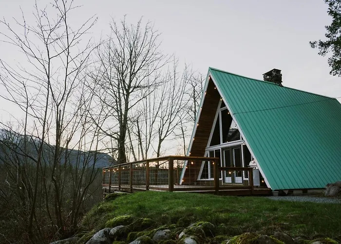 Pnw Aframe - Hot Tub With View And Ac
