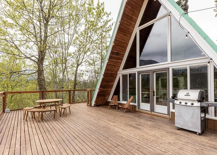 Pnw Aframe - Hot Tub With View And Ac