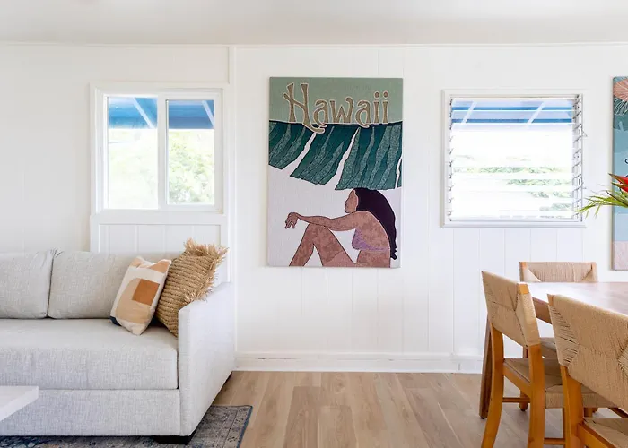 Serene Lanikai House Near The Beach Woutdoor Bbq Close To Shopping Center