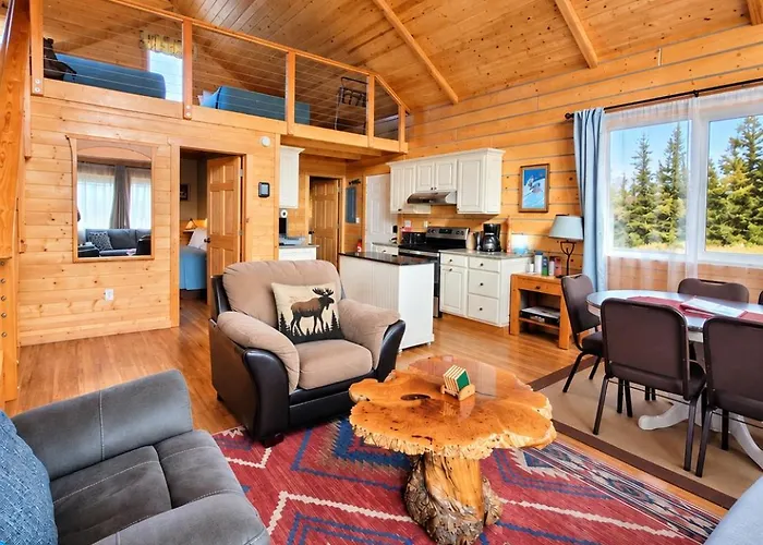 Denali Wild Stay - Bear Cabin With Hot Tub And Free Wifi, Private, Sleep 6