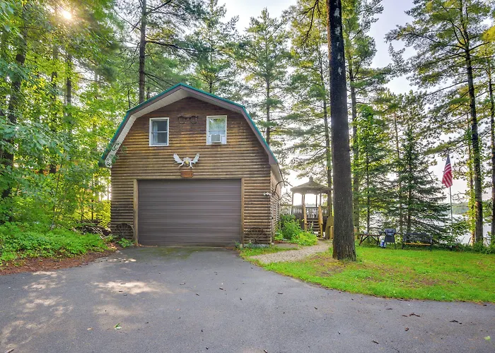 Lakefront Harrisville Cabin W/ Dock & Decks!