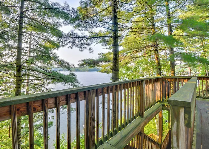 Lakefront Harrisville Cabin W/ Dock & Decks!