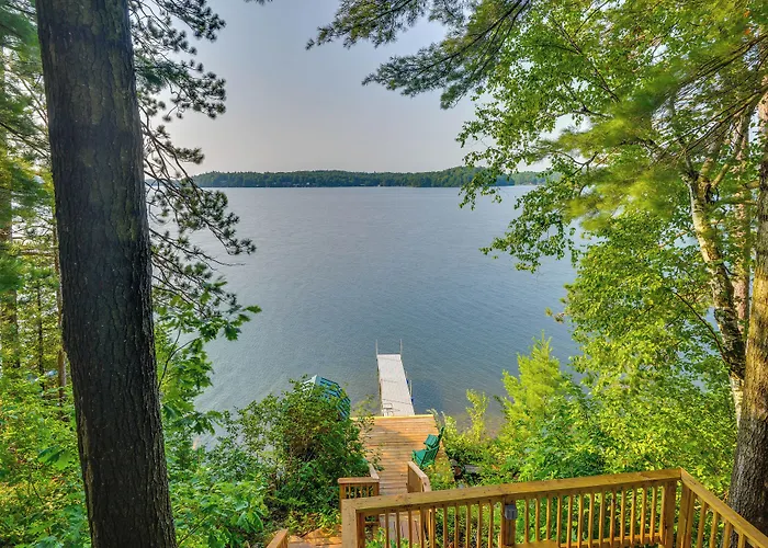 Lakefront Harrisville Cabin W/ Dock & Decks!