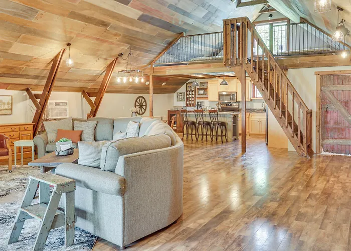 Unique, Renovated Barn Vacation Rental In Donnelly