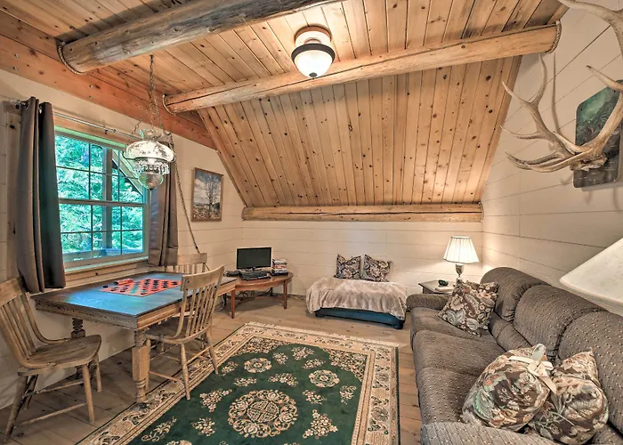 Expansive Moyie Riverfront Cabin - Pets Welcome!