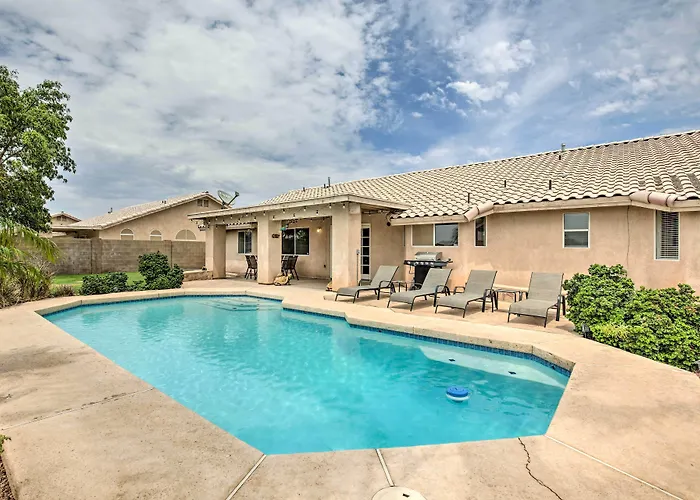 Sunny Yuma Retreat W/ Private Pool & Grill!