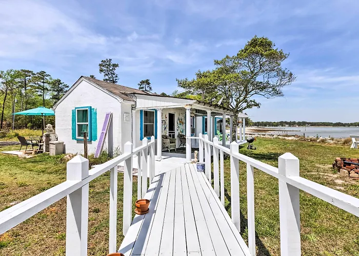 Oceanfront White Stone Cottage W/ Private Beach!