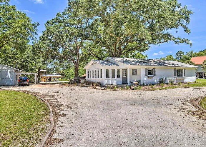 Riverside New Magnolia Springs Home W/ Dock, Beach