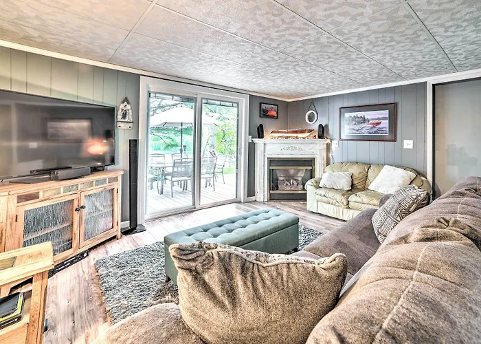 Riverfront Home W/ Dock ~ 6 Mi To Cheboygan!