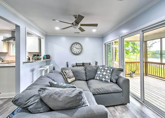 Relaxing Riverfront Cottage W/ Boat Dock!