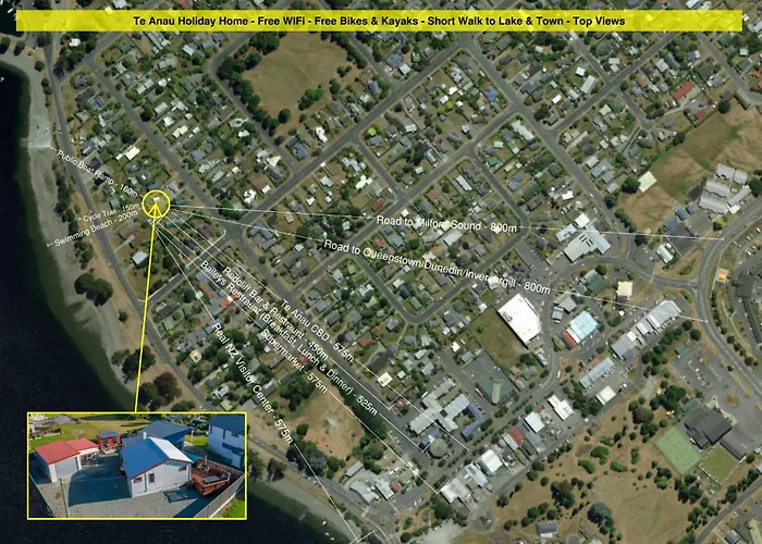 Te Anau Holiday Home - Free Wifi - Free Bikes & Kayaks - Short Walk To Lake & Town - Top Views