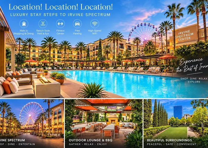 Luxury Irvine 2Bedrooms 2Bathrooms Kitchen Pool Apartment