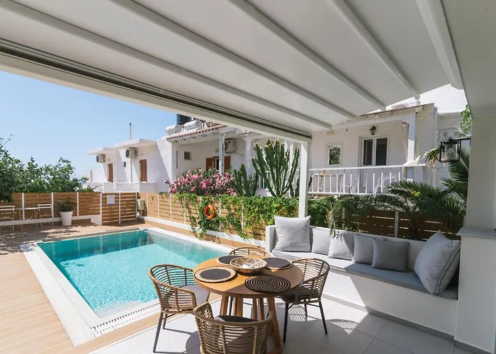 Sea View Luxury Villa White In Blue