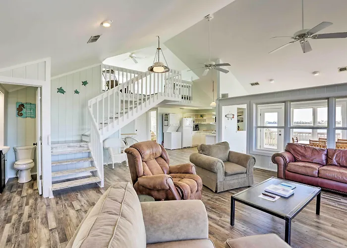 Cozy Waterfront 'Island House' On Live Oak Island!