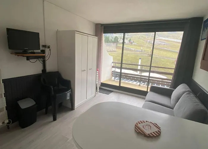 Studio Pour 4/5 Pers. Avec Balcon, Acces Pistes, Casier A Skis, Parking, Residence Avec Ascenseur