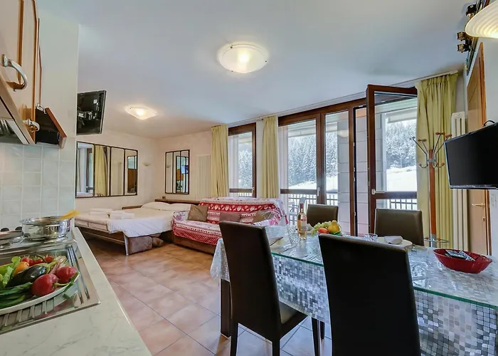 La Marmotta Ski In/Ski Out - Studio With Terrace - Happy Rentals